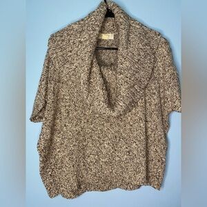 Michael Kors Cowl Neck Sweater Short Sleeve Sweater Size Small